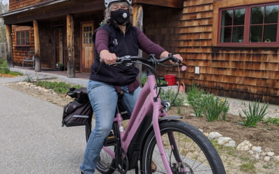 It’s National Bike Month – Learn about our Steering Committee Member & Her E-Bike