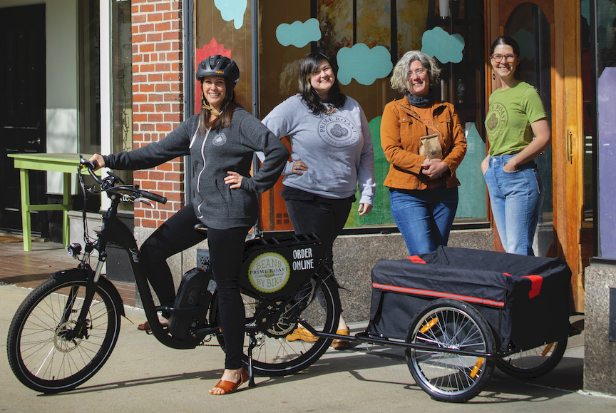 Prime Roast Begins Local Deliveries with E-bike Iris