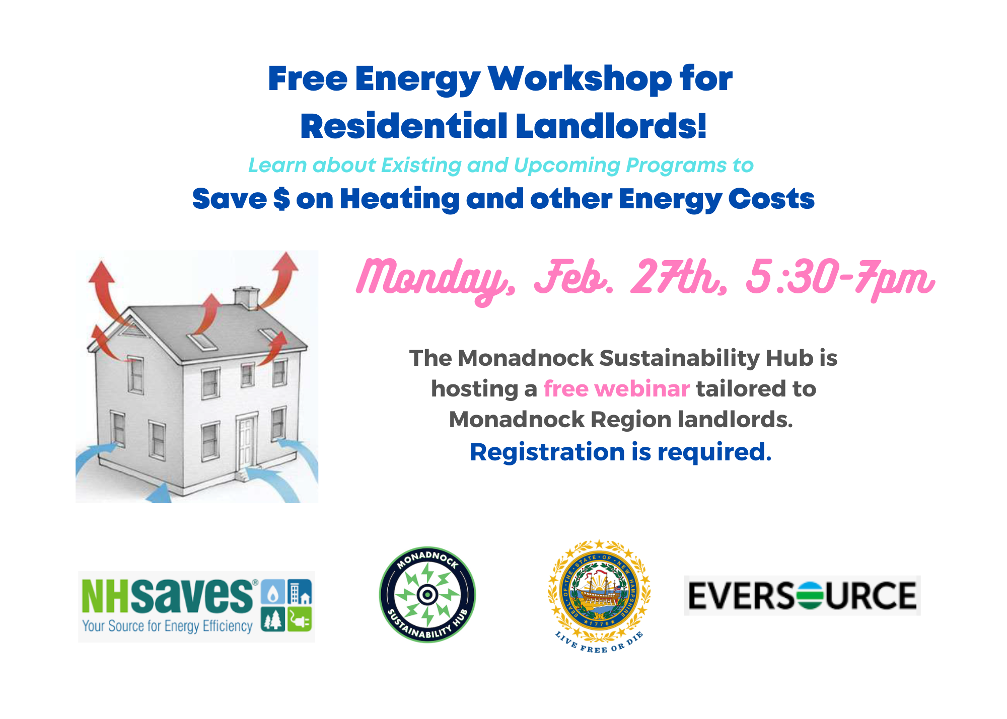 Energy Workshop for Landlords flyer