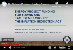 still image from webinar funding presentation